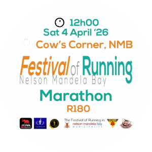 12h00 at Cows Corner, Nelson Mandela Bay Festival of Running Marathon 2026 R180